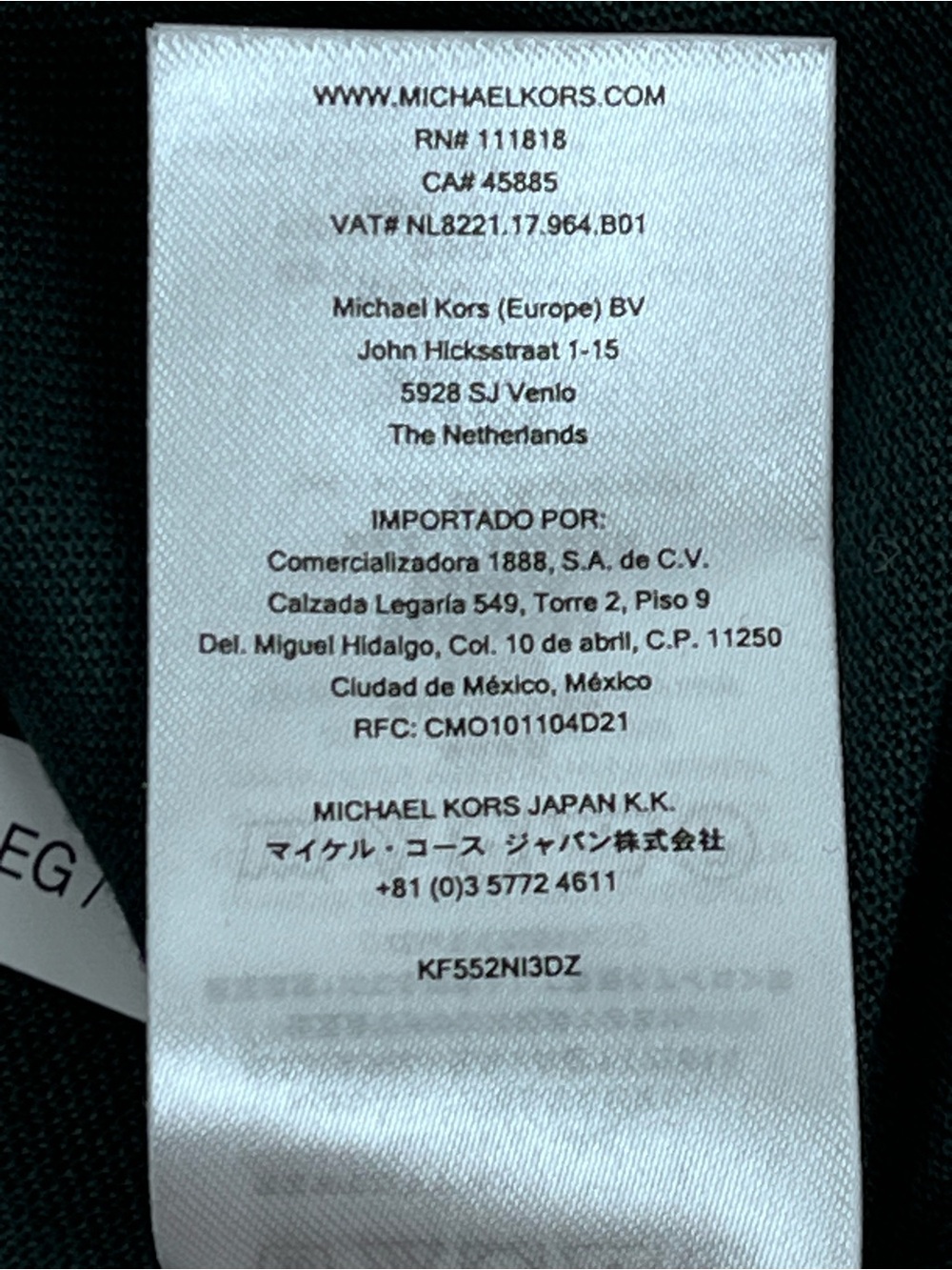 NWT Michael Kors Men's Cotton Blend Polo with Embroidered Logo Size XL; Preppy - Picture 13 of 14